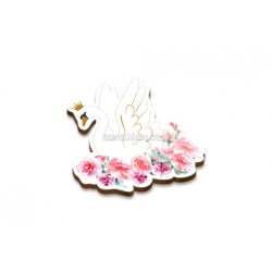 Ξύλινο Διακοσμητικό Κύκνος