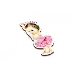 Ξύλινο Διακοσμητικό LITTLE PRINCESS