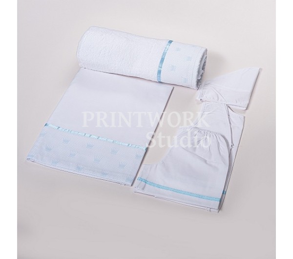 Λαδόπανα Κορώνες Γαλάζιο