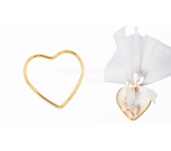 ΜΕΤΑΛΛΙΚΗ ΚΑΡΔΙΑ  9cm