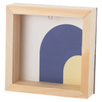 ΞΥΛΙΝΟ ΚΑΔΡΑΚΙ ΜΕ ΧΡΩΜΑΤΙΚΟ ΦΟΝΤΟ