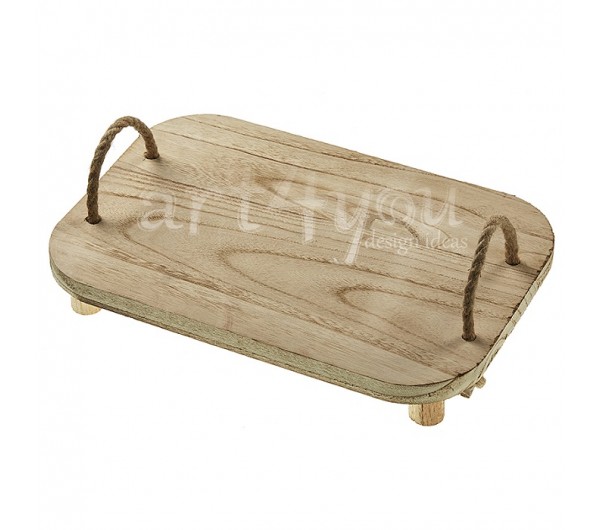 Δίσκος ξύλινος μακρόστενος