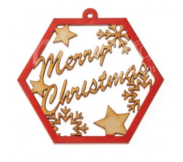 MERRY CHRISTMAS ΚΟΚΚΙΝΟ ΞΥΛΙΝΟ