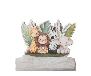 Κεραμικό Βραχάκι με Ζώα Ζούγλας 7εκ