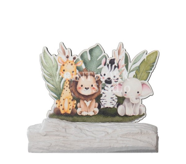 Κεραμικό Βραχάκι με Ζώα Ζούγλας 7εκ