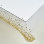 ΤΡΑΠΕΖΟΜΑΝΤΗΛΟ ΠΛΑΣΤΙΚΟ ΛΕΥΚΟ-ΧΡΥΣΟ