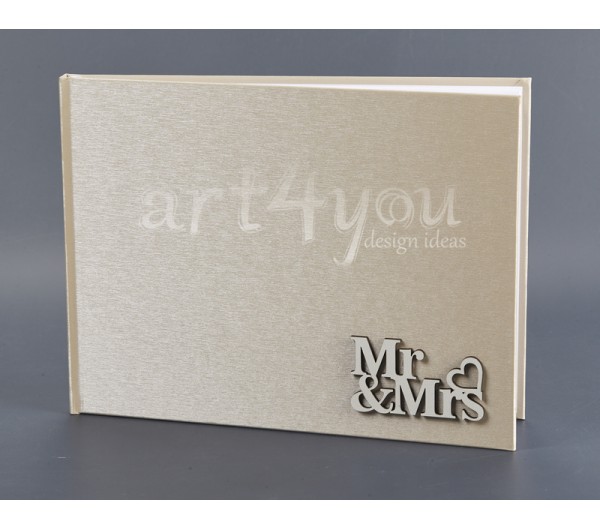 Βιβλίο Ευχών Mr&Mrs Εκρού