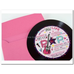 Προσκλητήριο Βάπτισης Pop Βινύλιο