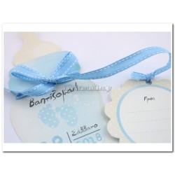 Προσκλητήριο Μπιμπερό Κοπτικό Για Αγόρι