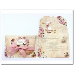 Προσκλητήριο Βάπτισης Sarah Key Vintage