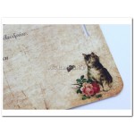 Προσκλητήριο Βάπτισης Sarah Key Vintage