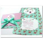 Προσκλητήριο Βάπτιση Πουλάκι Vintage