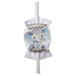 Λαμπάδα βάπτισης Ελεφαντάκι