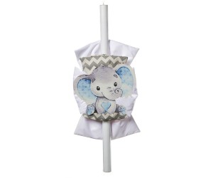 Λαμπάδα βάπτισης Ελεφαντάκι