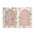 Προσκλητήριο βάπτισης Wild Flower