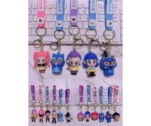 Μπρελόκ K-Pop Demon Hunters Huntrix Κρεμαστό 3D 