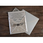 LASERCUT ΠΡΟΣΚΛΗΤΗΡΙΟ ΓΑΜΟΥ FLORAL