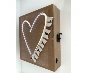 ΚΟΥΤΙ ΓΙΑ ΕΥΧΕΣ ΜΕ LED ΦΩΤΙΖΟΜΕΝΟ ΜΕ ΔΙΑΚΟΠΤΗ