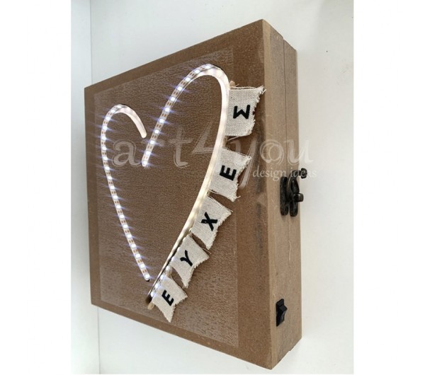 ΚΟΥΤΙ ΓΙΑ ΕΥΧΕΣ ΜΕ LED ΦΩΤΙΖΟΜΕΝΟ ΜΕ ΔΙΑΚΟΠΤΗ