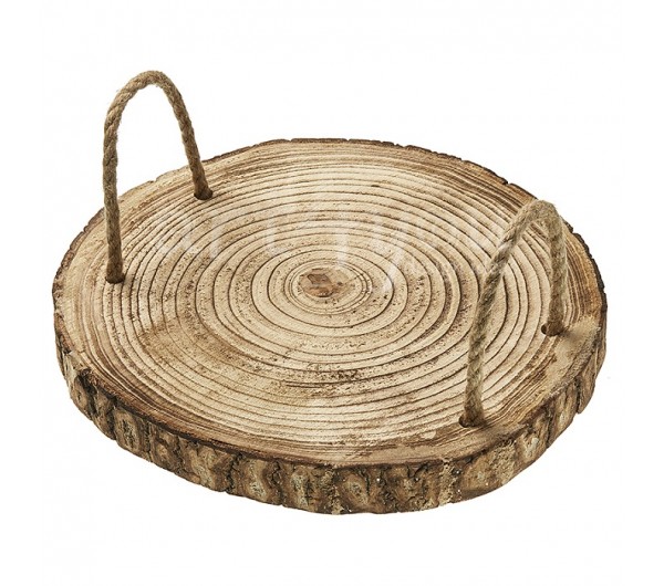 Δίσκος ξύλινος στρόγγυλος