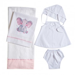 Λαδόπανο Ελεφαντάκι Ροζ