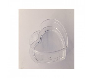 ΚΑΡΔΙΑ ΚΟΥΤΙ PLEXIGLASS 8.5*7,5*4 CM