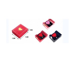 Αγίου Βαλεντίνου -Θήκη για κόσμημα - Τριαντάφυλλο σαπούνι 