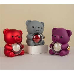 Αγίου Βαλεντίνου - Αρκουδάκι με τριαντάφυλλο - θήκη για κόσμημα