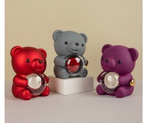 Αγίου Βαλεντίνου - Αρκουδάκι με τριαντάφυλλο - θήκη για κόσμημα