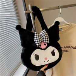 Λούτρινη Τσάντα Χειρός Kuromi Sanrio