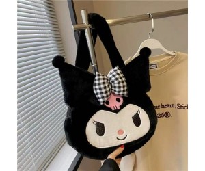 Λούτρινη Τσάντα Χειρός Kuromi Sanrio