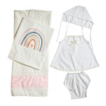 Λαδόπανα Ουράνιο Τόξο Ροζ