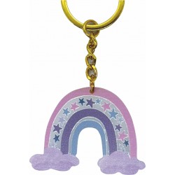 Μπρελόκ Oυράνιο τόξο με συννεφάκι