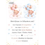 Οικονομικό προσκλητήριο Αρκουδάκια για δίδυμα