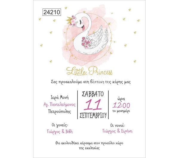 Οικονομικό προσκλητήριο Sparkle Swan