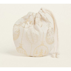 ΠΟΥΓΚΙ ΟΒΑΛ ΜΕ ΚΟΡΔΟΝΙ 13 x 14 cm ΖΑΚΑΡ ΧΡΙΣΤΟΥΓΕΝΝΙΑΤΙΚΕΣ ΜΠΑΛΕΣ