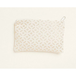 ΠΟΡΤΟΦΟΛΑΚΙ 9 x 16 cm ΖΑΚΑΡ ΕΚΡΟΥ- ΧΡΥΣΟ