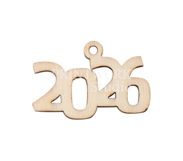 Ξύλινη Ημερομηνία 2026 50τμχ