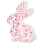 Κεραμικός Λαγός Φλοραλ 11εκ