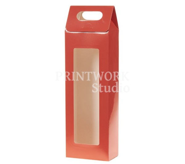 Κουτί Λαμπάδας Παραθυρο Κόκκινο 