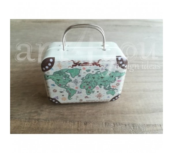 ΒΑΛΙΤΣΑΚΙ ΜΕΤΑΛΛΙΚΟ ΤΑΞΙΔΙ ΧΑΡΤΗΣ