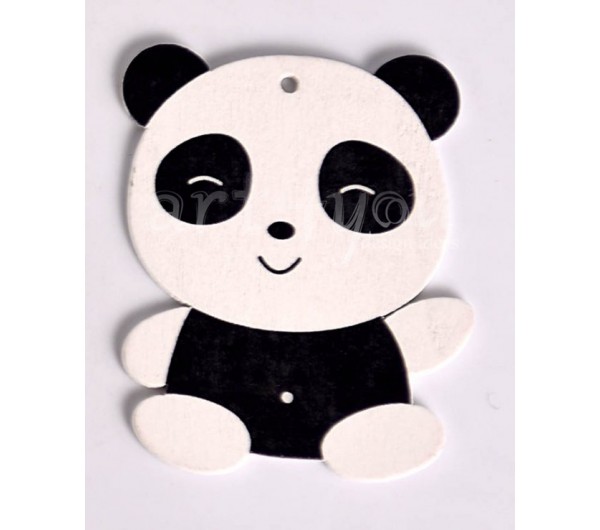 Ξύλινο Διακοσμητικό Panda 5cm Ξύλινο Διακοσμητικό Panda 5cm