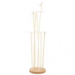 ΞΥΛΙΝΗ ΒΑΣΗ ΓΙΑ 7 ΜΠΑΛΟΝΙΑ 17cm x 68cm