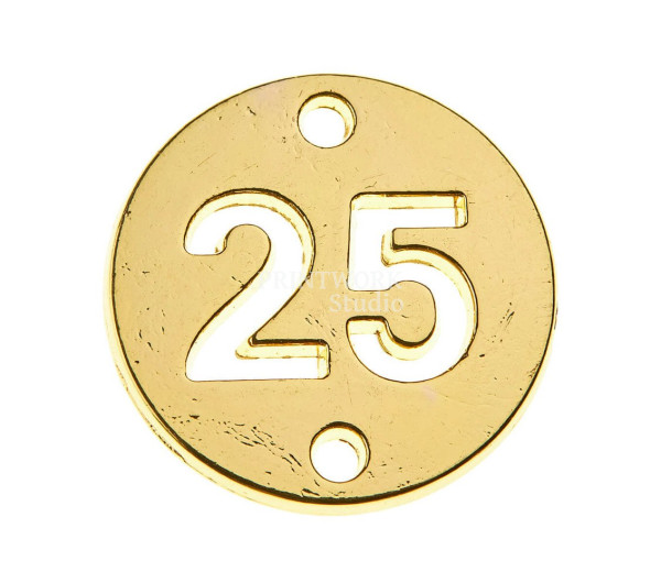 ΣΤΡΟΓΓΥΛΟ ΜΕΤΑΛΛΙΚΟ ΄25 50ΤΜΧ