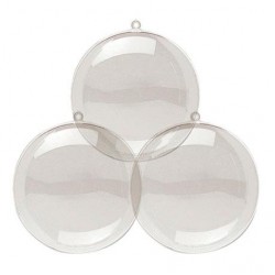 ΠΛΑΣΤΙΚΕΣ ΑΝΟΙΓΟΜΕΝΕΣ ΔΙΑΦΑΝΕΣ ΜΠΑΛΕΣ ΣΕΤ 3 ΤΜΧ 9CM