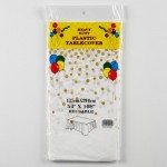 ΤΡΑΠΕΖΟΜΑΝΤΗΛΟ ΠΛΑΣΤΙΚΟ ΛΕΥΚΟ-ΧΡΥΣΟ