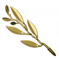 Μεταλλικό Φύλλο Ελιάς Χρυσό