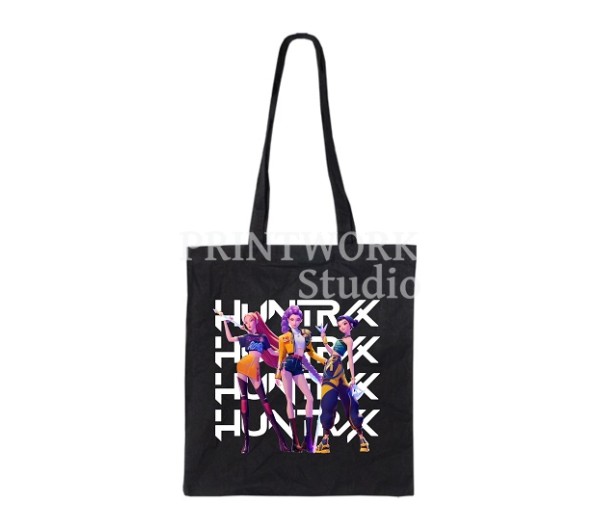 Τσάντα Υφασμάτινη με εκτύπωση Kpop Huntrix