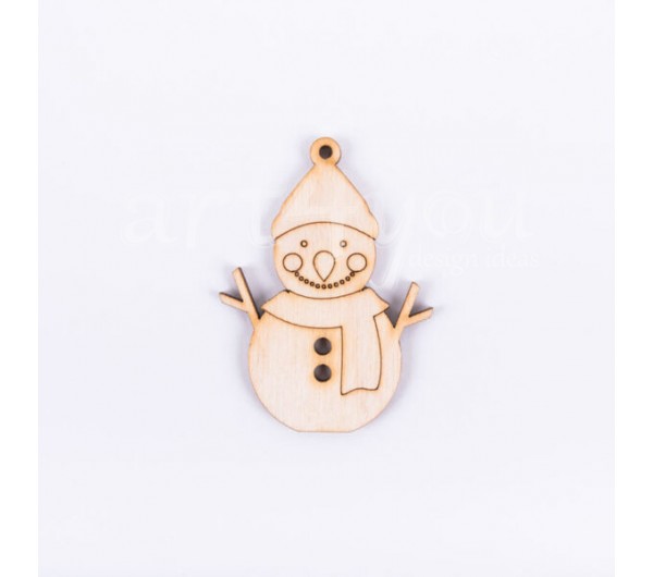 ΞΥΛΙΝΟ ΧΡΙΣΤΟΥΓΕΝΝΙΑΤΙΚΟ ΣΤΟΛΙΔΙ ΧΙΟΝΑΝΘΡΩΠΟΣ