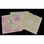 LASERCUT ΠΡΟΣΚΛΗΤΗΡΙΟ ΓΑΜΟΥ FLORAL